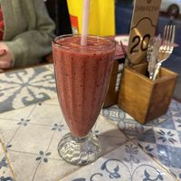 Cherry shake  at Damascena Coffee House - Temple Row in Birmingham