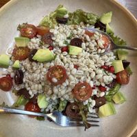 Pearl barley avocado salad  at Zen Cafe in Mumbai