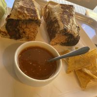 Veggie burrito at Taqueria Mexicana in Brasov