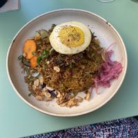 Vegan chicken nasi goreng   at Monkey Mood in Bordeaux