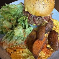 Jackfruit burger   at Monkey Mood in Bordeaux