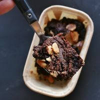 Brownie choco cacahuète at Monkey Mood in Bordeaux