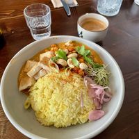 Tikka Masala with Tofu, one of the plat de la semaine (dish of the week)  at Monkey Mood in Bordeaux