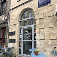 Outside at Monkey Mood in Bordeaux