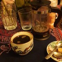 Café (piston, excellent) at Monkey Mood in Bordeaux