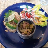 Assiette composée at Monkey Mood in Bordeaux