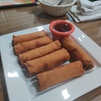 Spring rolls at Thai Vegan in Greer