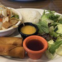 Stir fried veggies with tofu combo  at Thai Vegan in Greer