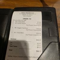  at Thai Vegan in Greer