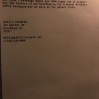 Love this statement   at Public Records in Brooklyn