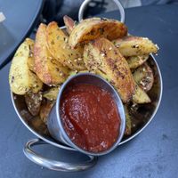 Fries  at Public Records in Brooklyn