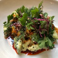 Chili cucumber salad at Public Records in Brooklyn