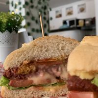 Monkey burger  at Roots Veggie & Healthy Food in Barranquilla