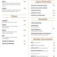 Menu june 2019 at Roots Veggie & Healthy Food in Barranquilla