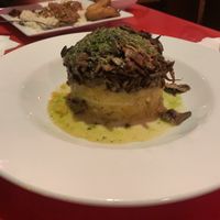 Off menu mushroom mofongo (made by special request). at Emiliano's in Gainesville