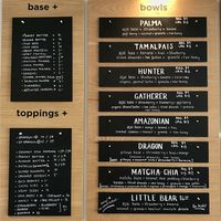 Açaí, pitaya and matcha bowls! at Palm Acai Cafe in Berkeley