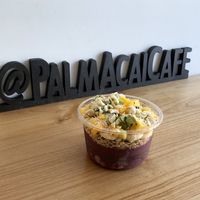 Bowls come in small and large size (this is the small) at Palm Acai Cafe in Berkeley