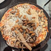 Champiñon (pequeña) at Pizzería Güerrín in Buenos Aires