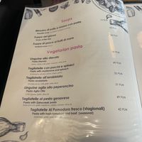 Vegetarian pasta section  at Boungiorno in Bydgoszcz
