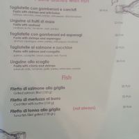 Pescatarian menu 2 (English) at Boungiorno in Bydgoszcz
