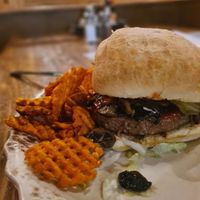 veggie burger at Bryce Canyon Pines in Bryce Canyon City