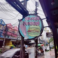 A real junkie food restaurant! My husband absolutely loved it, I wanted more veggies:) at Vegan Junkie in Phuket