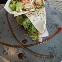 Chicken wrap at Vegan Junkie in Phuket