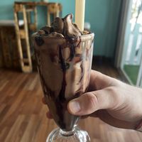 Double chocolate shake  at Vegan Junkie in Phuket