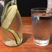 Infused water at Vegan Junkie in Phuket