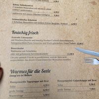 Two vegetarian salads (can probably be made vegan)  at Das Bauerncafé in Schleiden