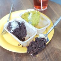 chocolate poundcake - inside at For Four Bread 포포브레드 in Seoul