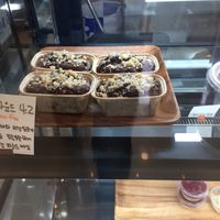 vegan, gluten free chocolate banana pound cake at For Four Bread 포포브레드 in Seoul