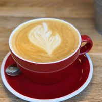 Coconut milk latte #Veganuary at HBW Coffee in Stirling