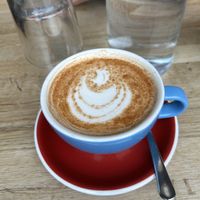 Vegan chai latte   at HBW Coffee in Stirling