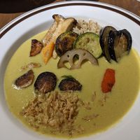 Tofu cream curry with 9 different vegetables at Choi So Han Ggi - 최소한끼 in Mokpo