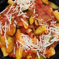 Vegan rigatoni a la mama at Umberto's in Sayville
