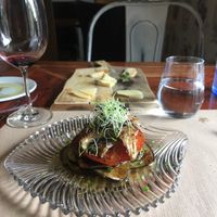 This was my main dish. Grilled vegetables   at Casa Nene in Arzua