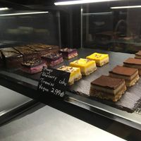 Some of the vegan goodies  at Tomo Cafè in Dusseldorf