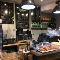 Order counter  at Tomo Cafè in Dusseldorf