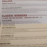 Shitake burger at Ellis Gourmet Burger in Amsterdam