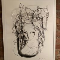 Artwork  at Good Plans Cafe in Montclair