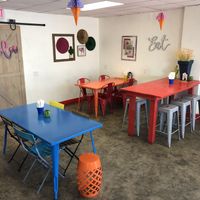 Plenty of seating at Frio Mexican Treats in Appleton