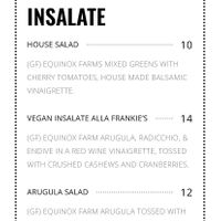 Salads at Frankie's in Lenox