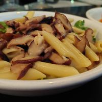 Tartufo, penne with mushrooms and creamy sauce at Frankie's in Lenox