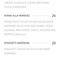 Main Menu 1 at Frankie's in Lenox