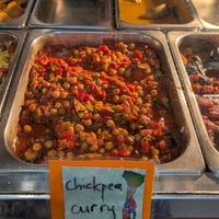 Chickpea curry at Snoogies Health Bar in Cairns