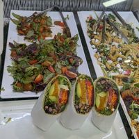 Wraps and salads at Snoogies Health Bar in Cairns