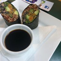 Vegan Sushi roll  at Snoogies Health Bar in Cairns