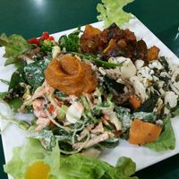 salads & curries :)  at Snoogies Health Bar in Cairns