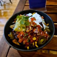 Vegan nachos at Chip's Loft in Footscray